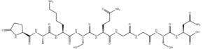 The chemical structure of Thymalin