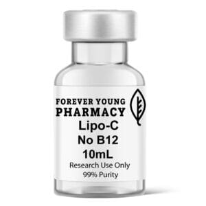 A vial of Lipo-C with No B12 from Forever Young Pharmacy