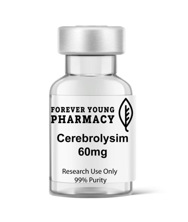 A vial of Cerebrolysim 60mg from Forever Young Pharmacy