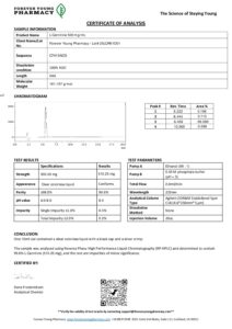 L-Carnitine 500mg/mL 10mL Vial - Image 2